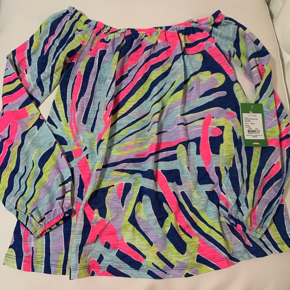 Lilly Pulitzer Tops - NWT Enna Off Shoulder Lilly Pulitzer Top - XXS